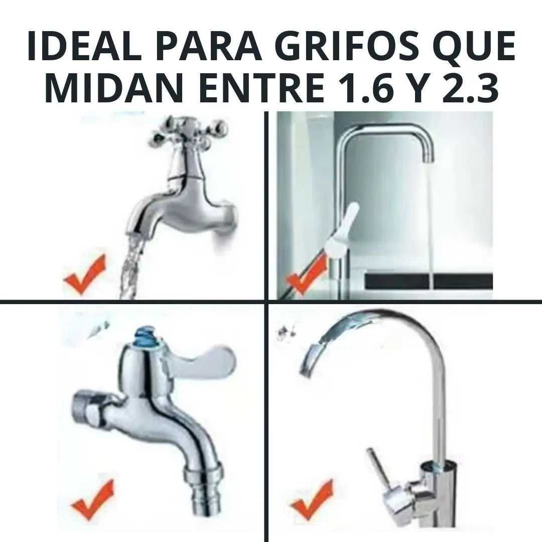 Grifo extendible + cepillo para loza GRATIS
