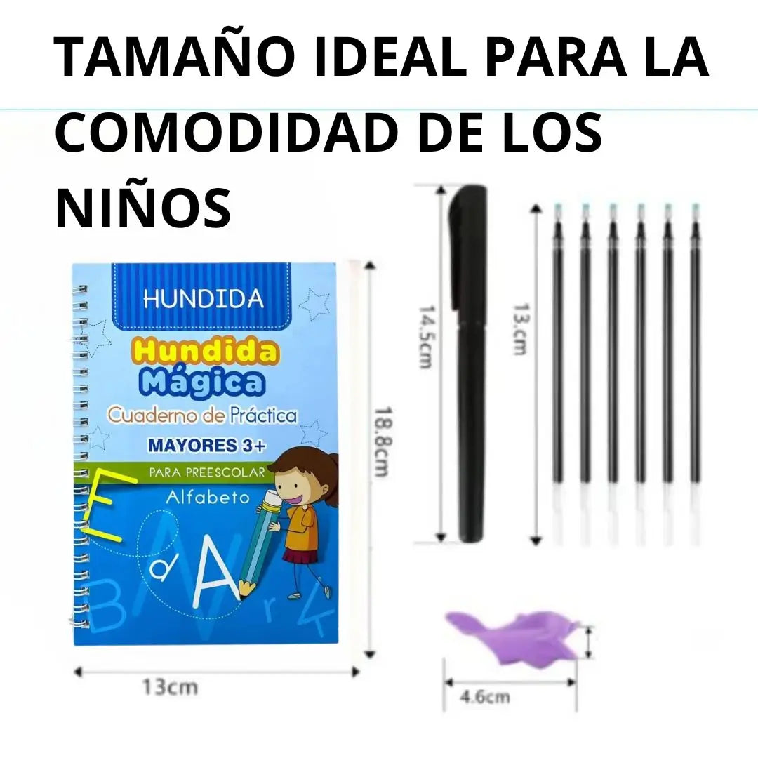 Set de 04 Cuadernos Monssori+REGALO