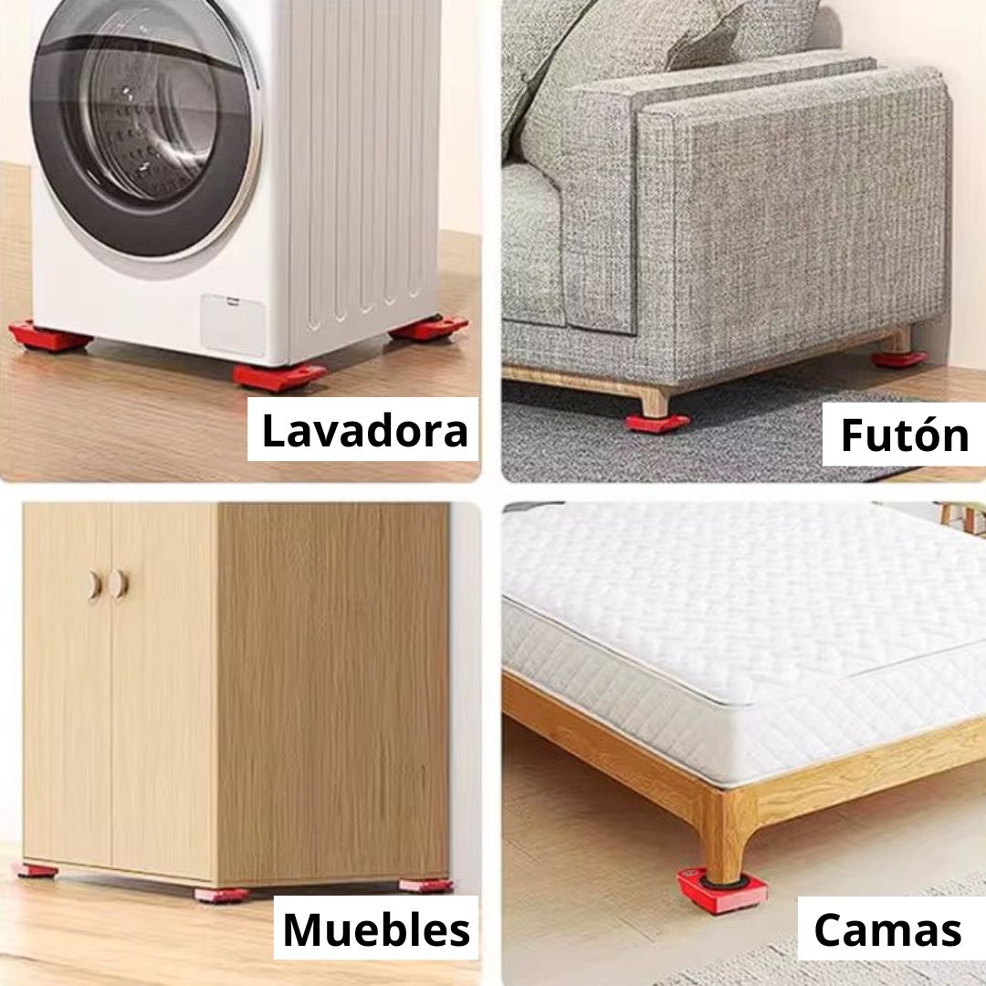 Kit levanta muebles, limpia y cuida tu espalda