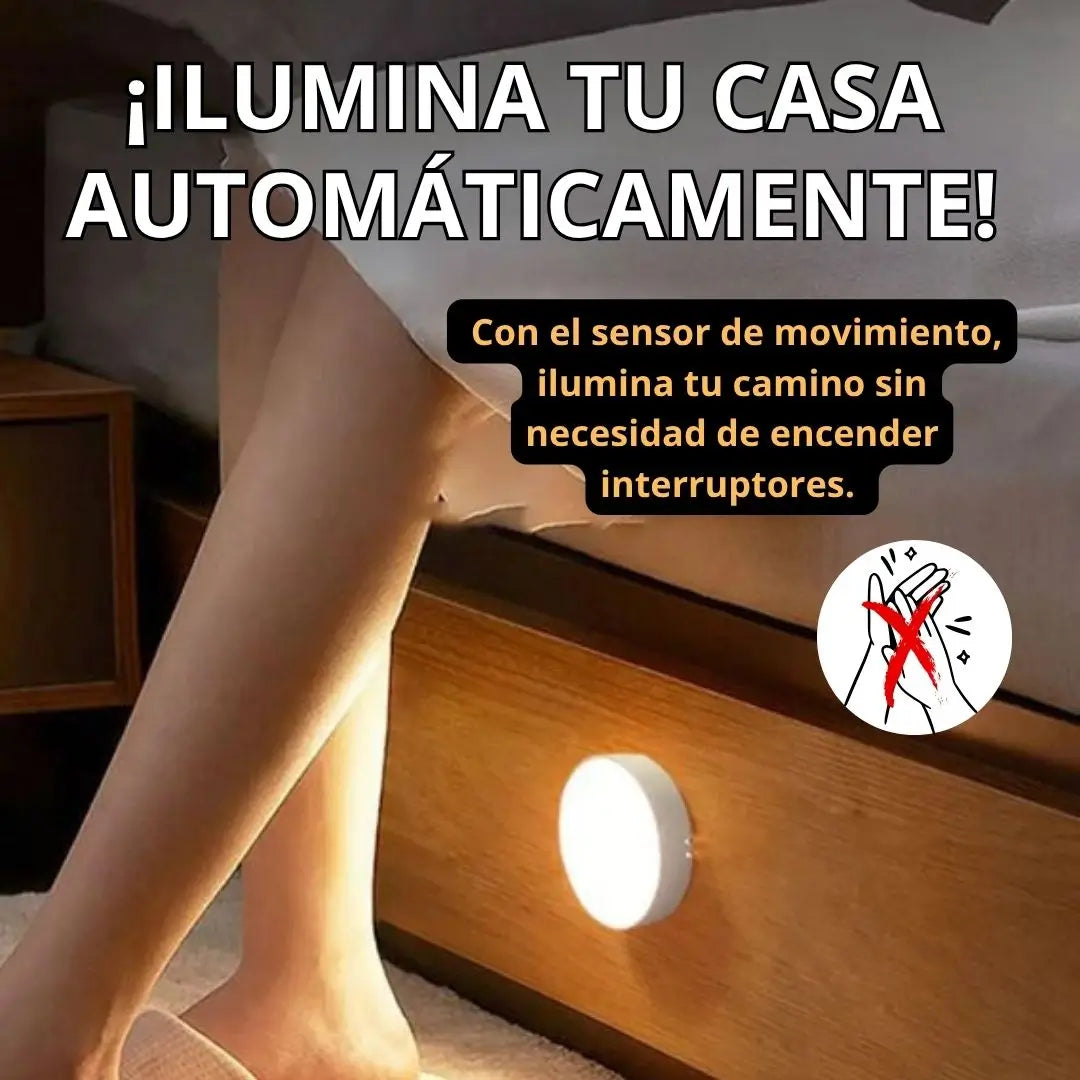 3X1 Focos con sensor de movimiento. ¡Ahorra energía!