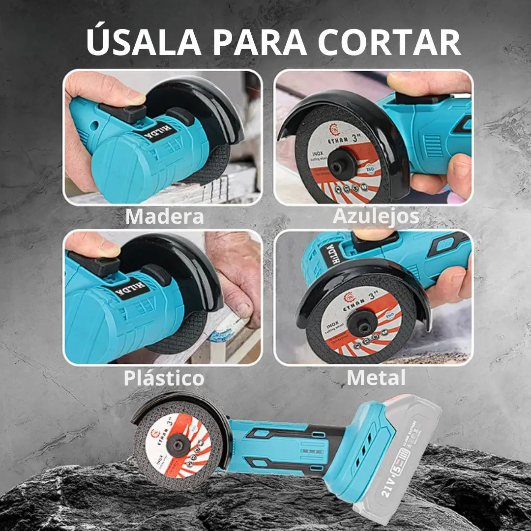 Kit de Taladro de 96V y Mini Amoladora + Regalo