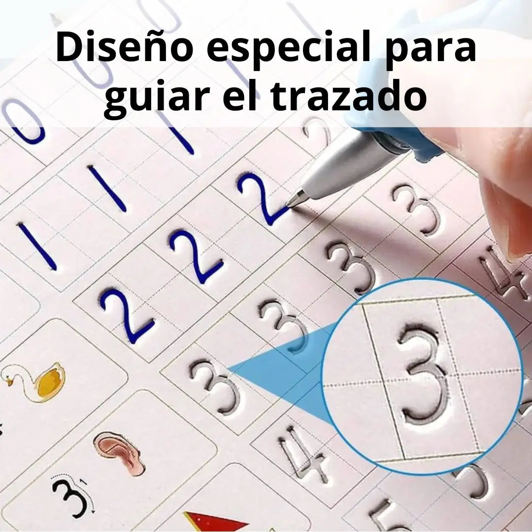 Set de 04 Cuadernos Monssori+REGALO