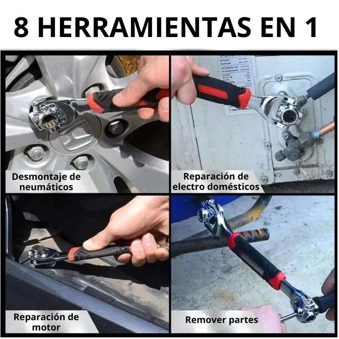 Llave multiuso 8 en 1 Ahorra tiempo y dinero