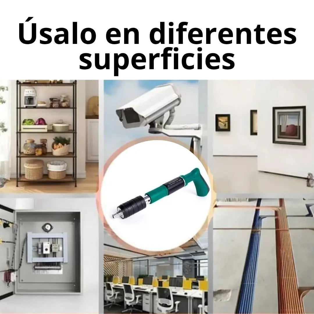 Remachadora neumática + kit de protección GRATIS