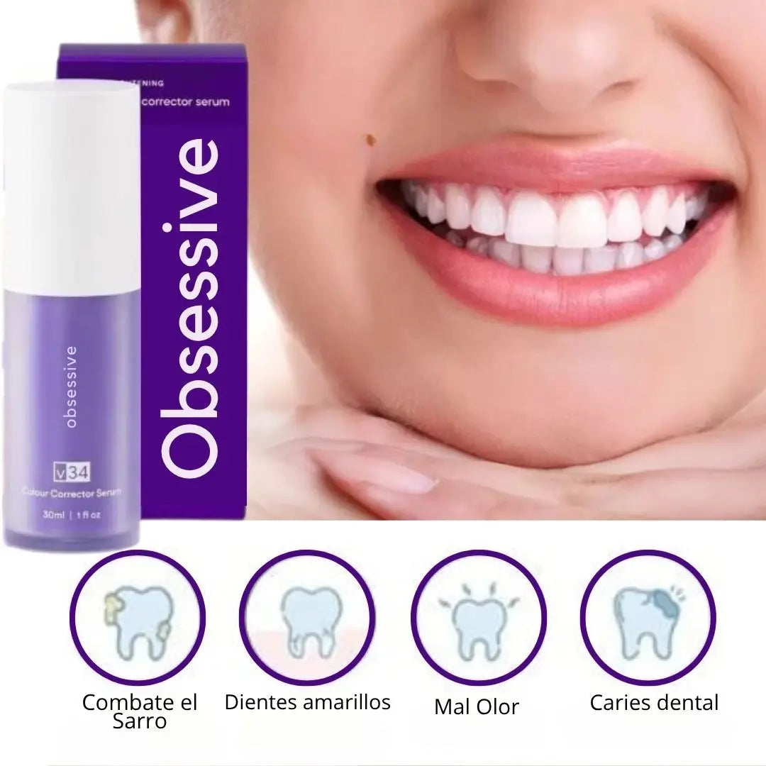 Pasta dental Blanqueadora Obsessive de 50 ml.