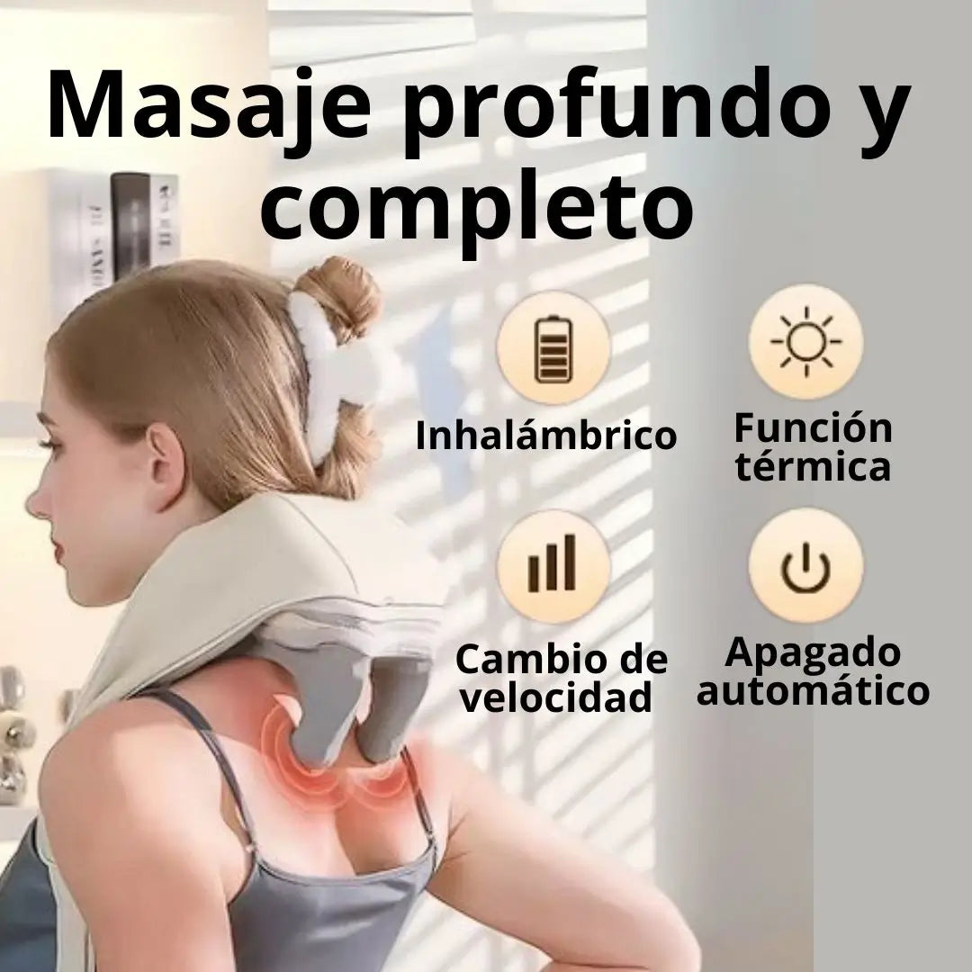 Masajeador de cuello, espalda y lumbar + regalo