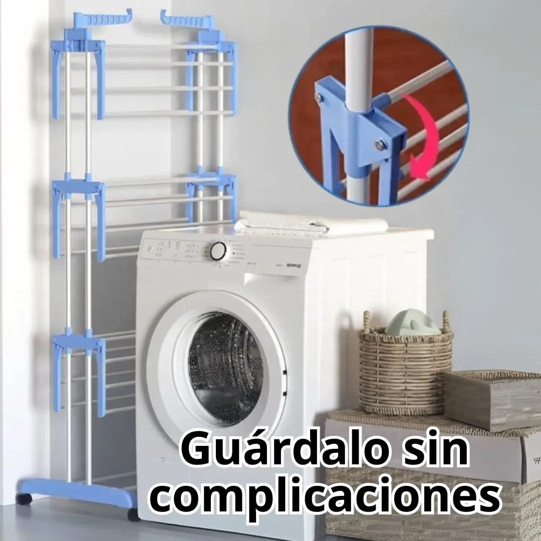 Tendedero de tres niveles plegable + Regalo