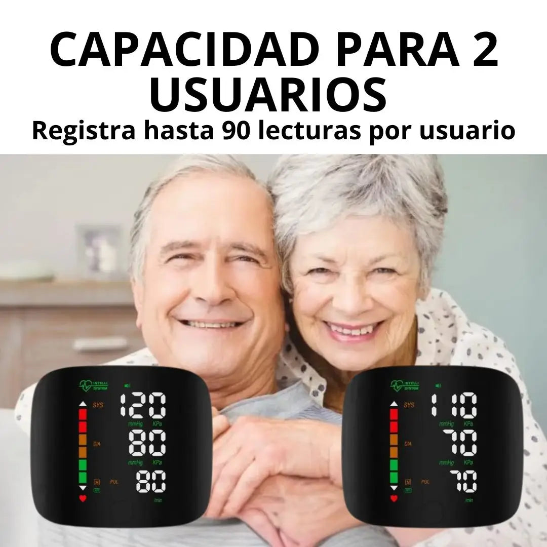 Tensiómetro digital con comando de voz y memoria