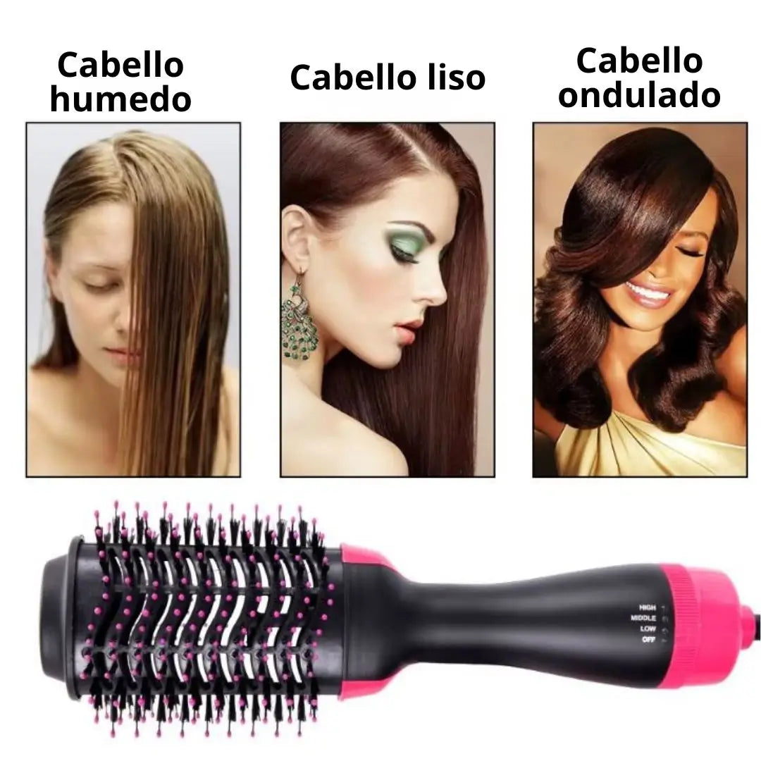 GlamPro Cepillo secador 3 en 1