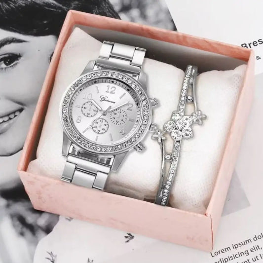 Reloj de dama+pulsera DE REGALO, ideal para el día de las madres