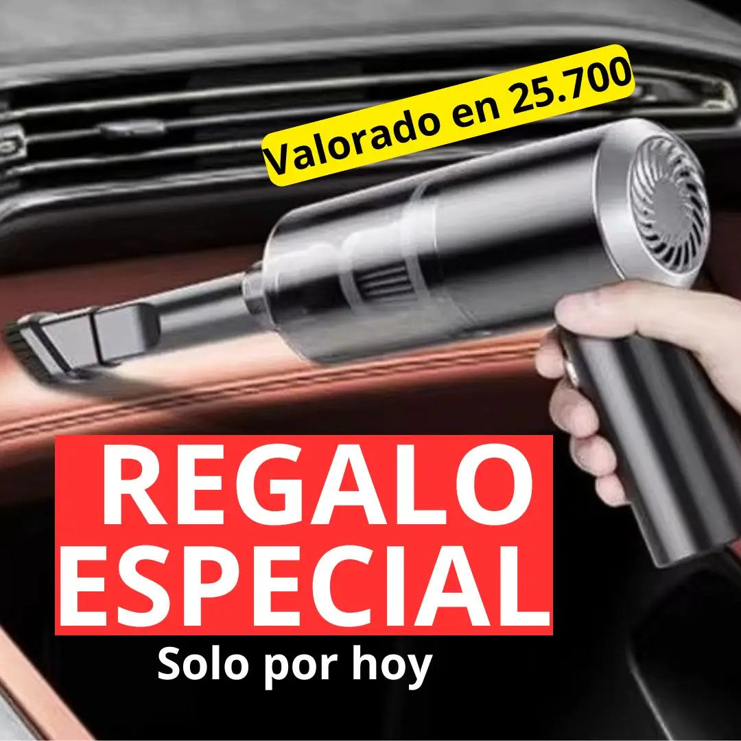 Kit limpieza de auto Hidrolavadora y Mini aspiradora