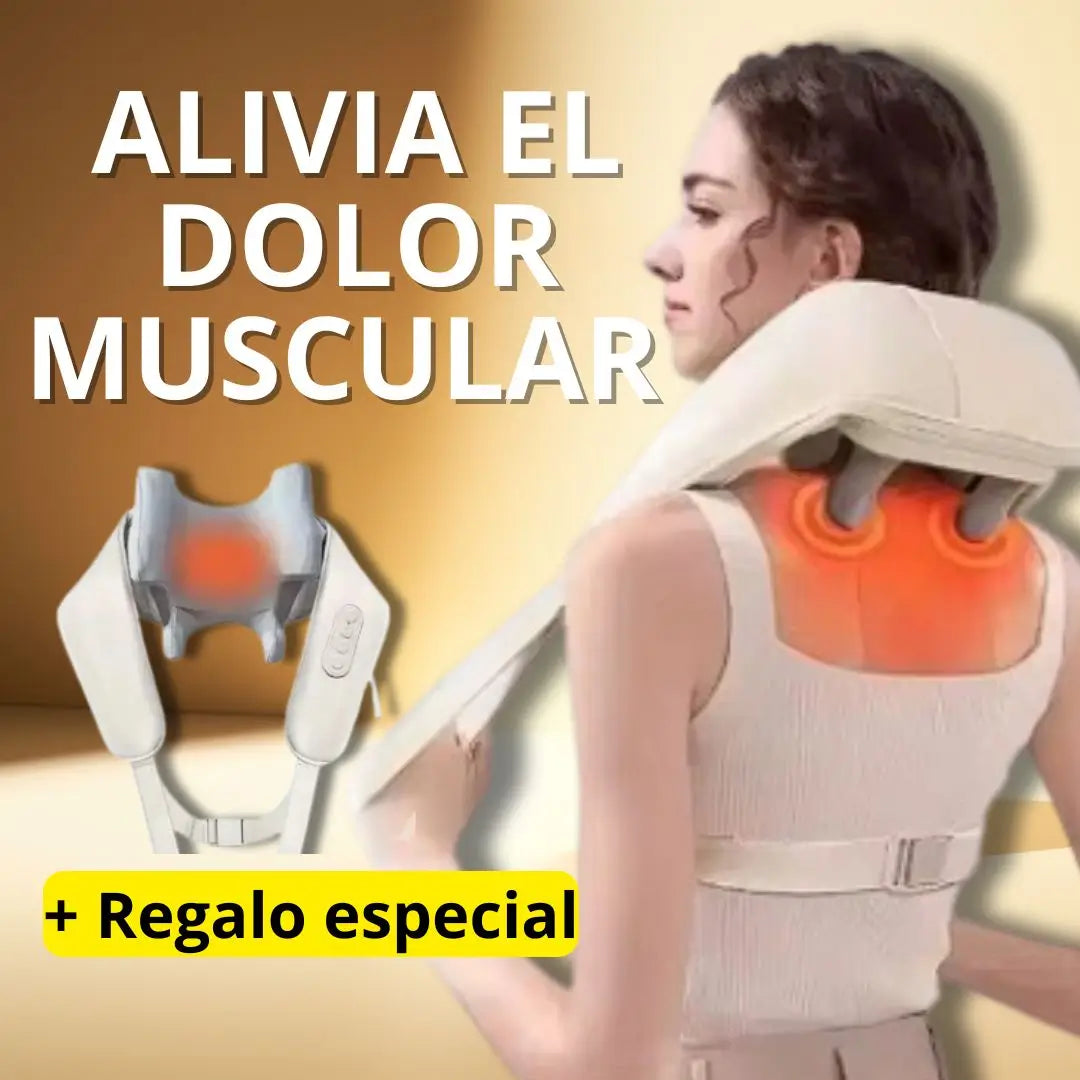 Masajeador de cuello, espalda y lumbar + regalo