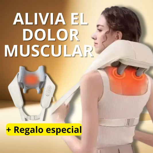 Masajeador de cuello, espalda y lumbar + regalo