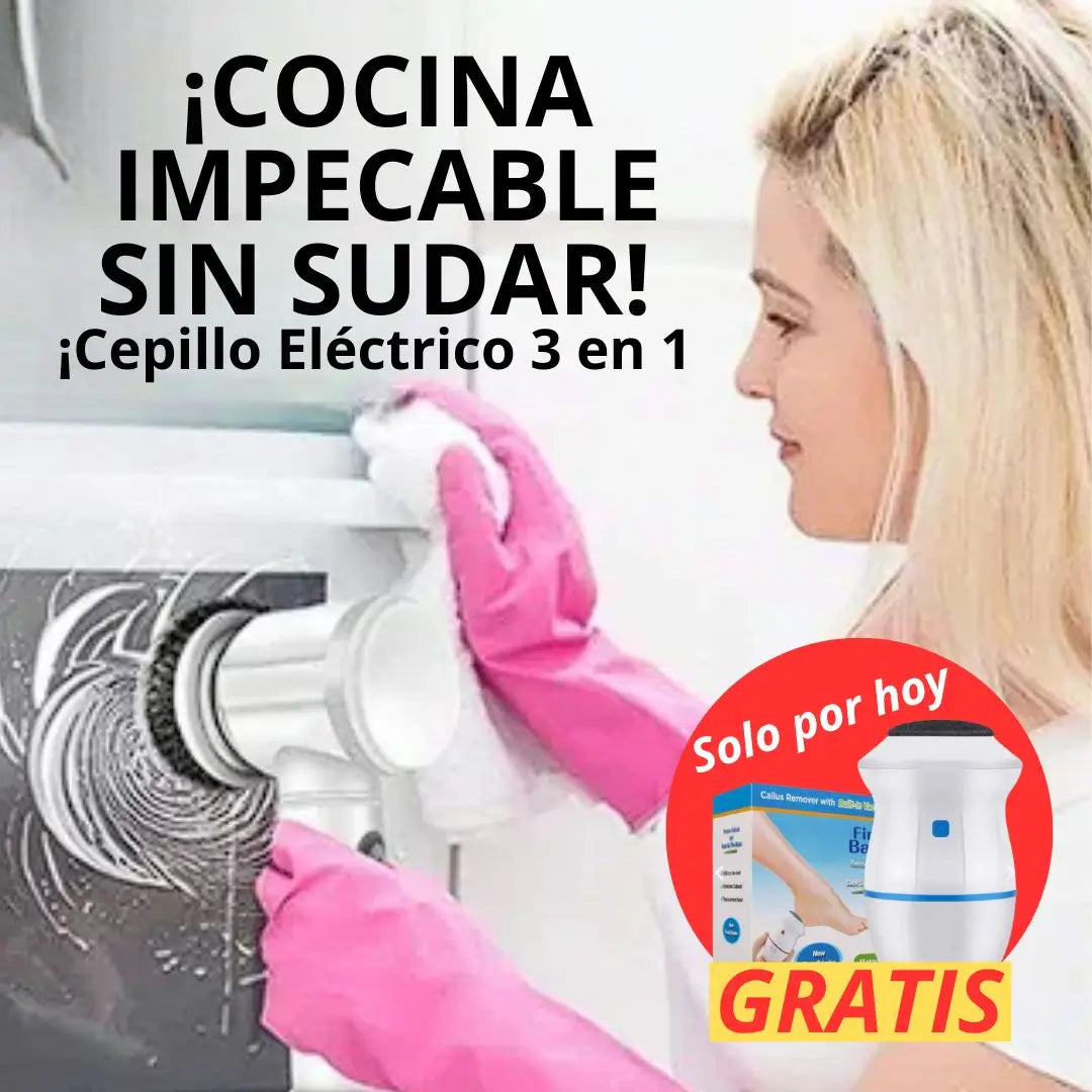 Cepillo Eléctrico 3 en 1+Regalo Gratis