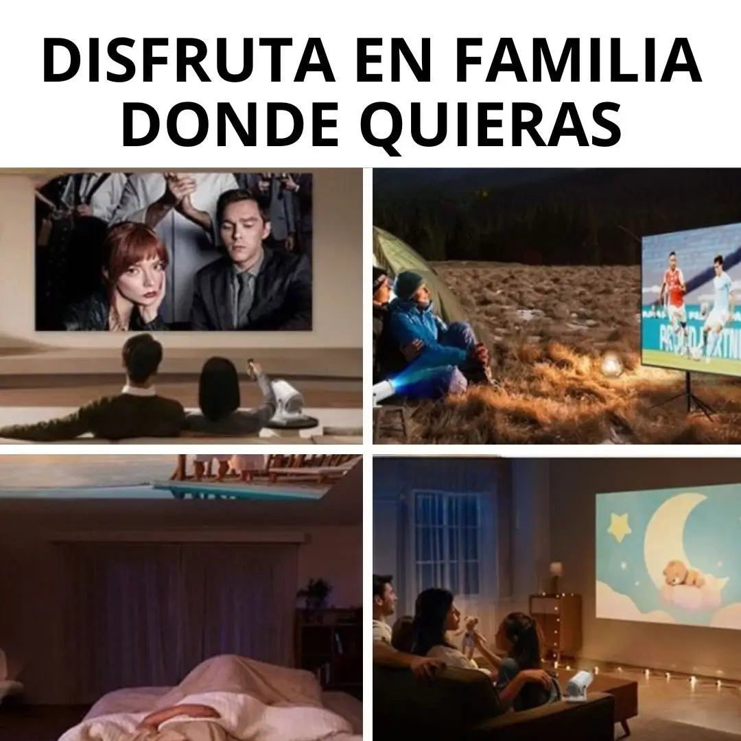 Proyector portátil 4K 40% de descuento
