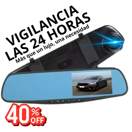 Retrovisor con doble cámara
