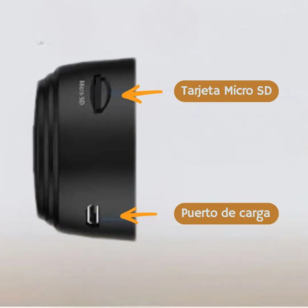 Mini Cámara de Seguridad WiFi con Visión Nocturna