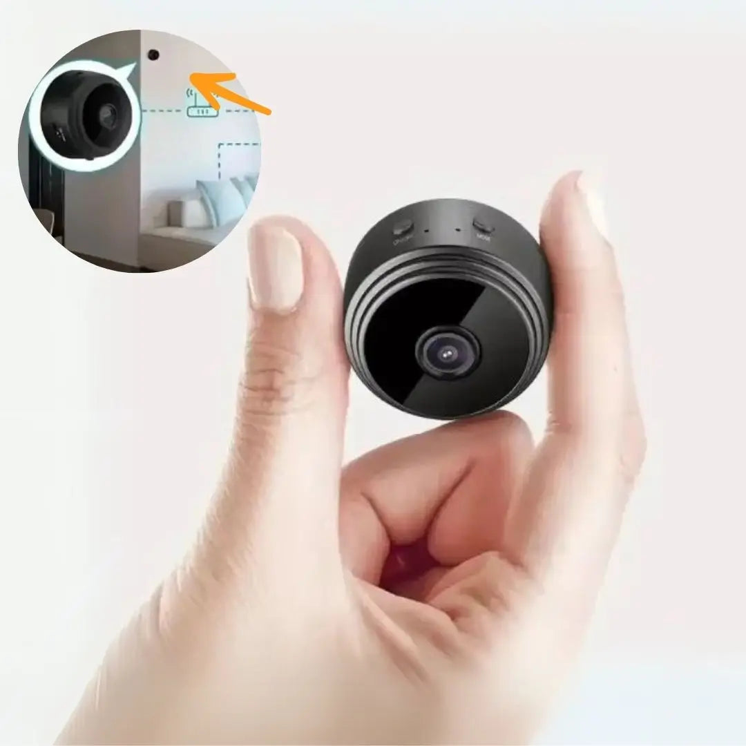 Mini Cámara de Seguridad WiFi con Visión Nocturna