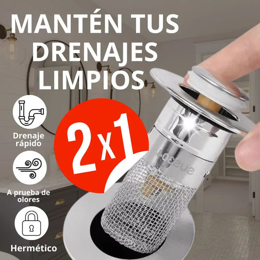Tapa Pro Evita obstrucciones en el lavado