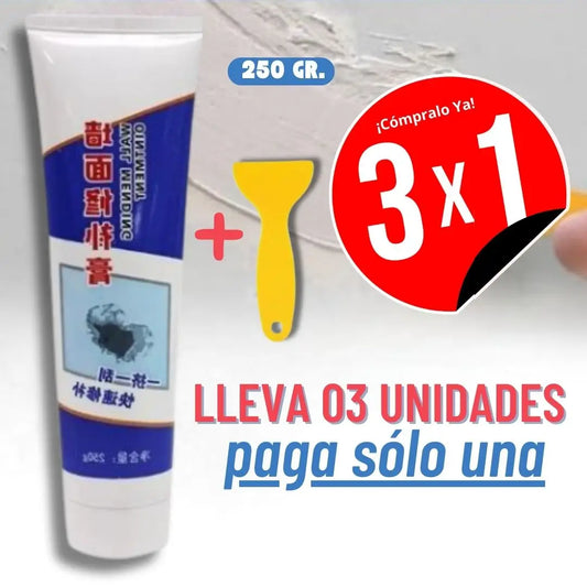 🔴3x1 Crema Reparadora de Grietas 250gr + espátula