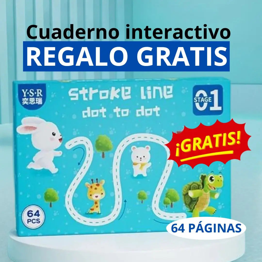 Set de 04 Cuadernos Monssori+REGALO