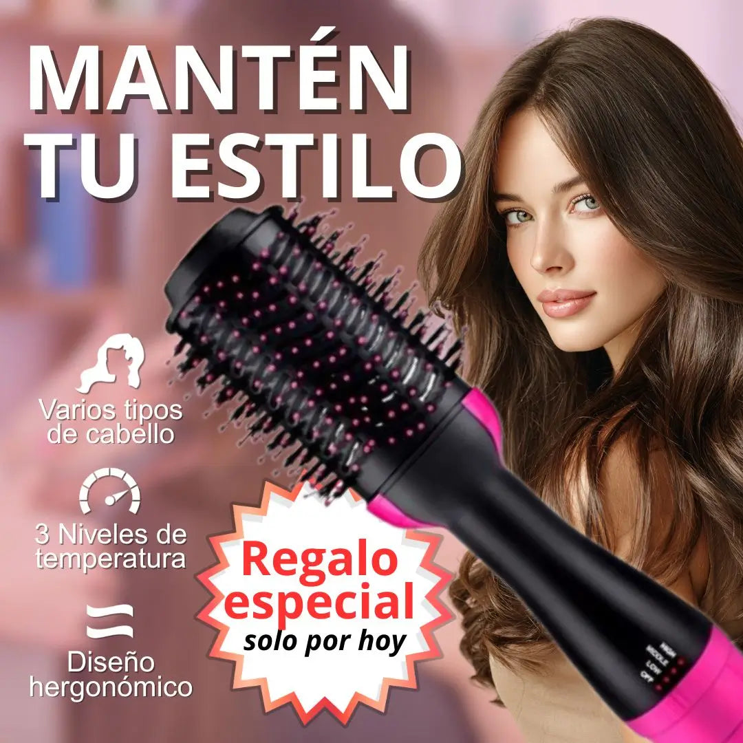 GlamPro Cepillo secador 3 en 1