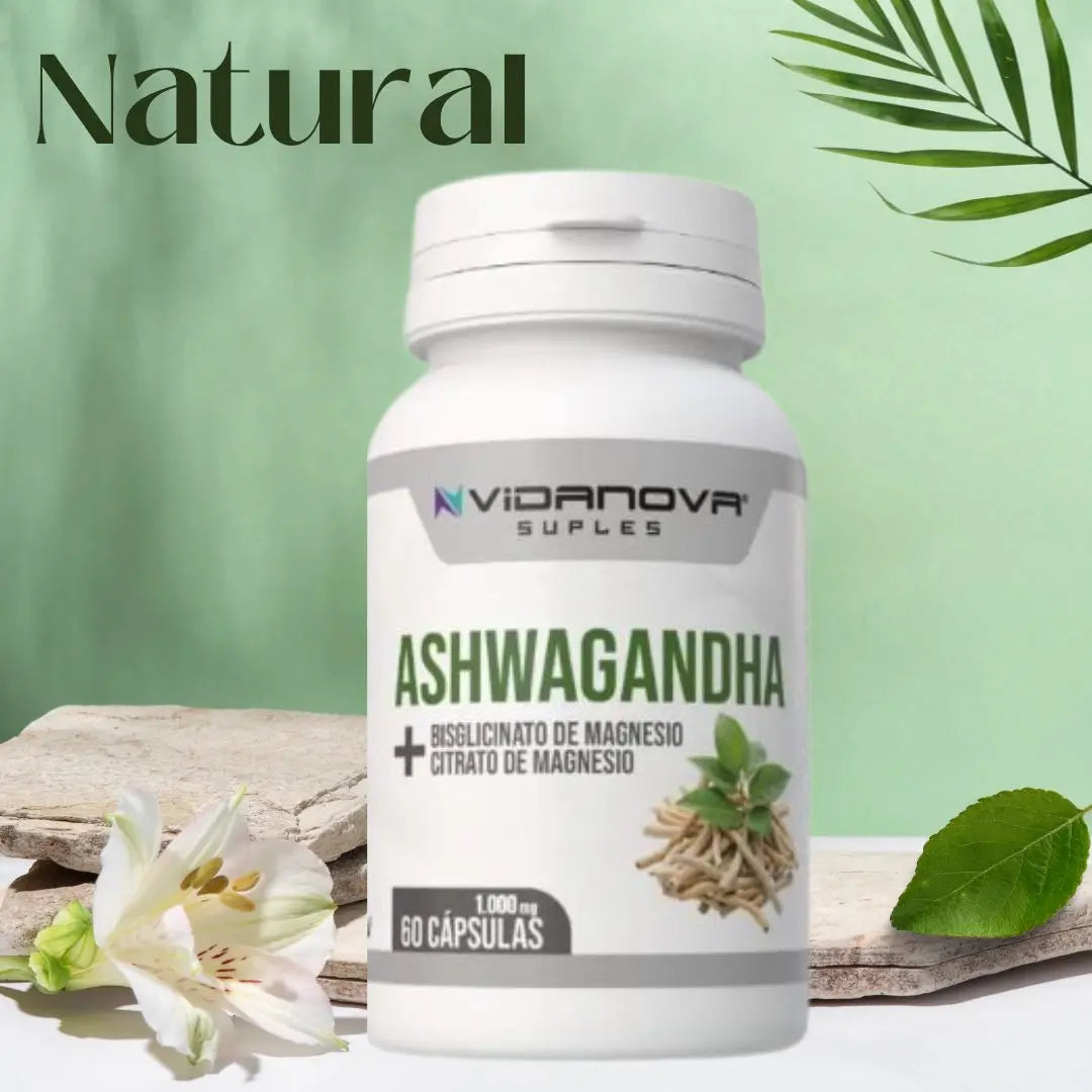 Ashwagandha Magnesio 1000mg 60 Caps