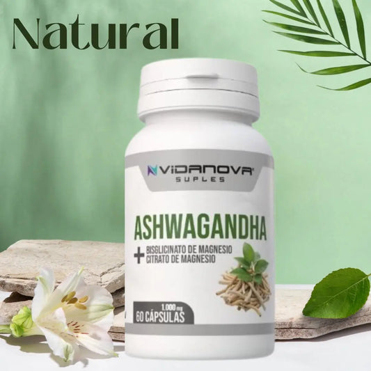 Ashwagandha Magnesio 1000mg 60 Caps